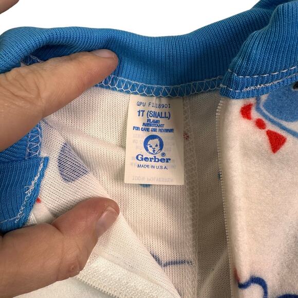 Baby Boy Clothes Vintage Carter's bear and bunny  12 Month Outfit - Picture 4 of 7